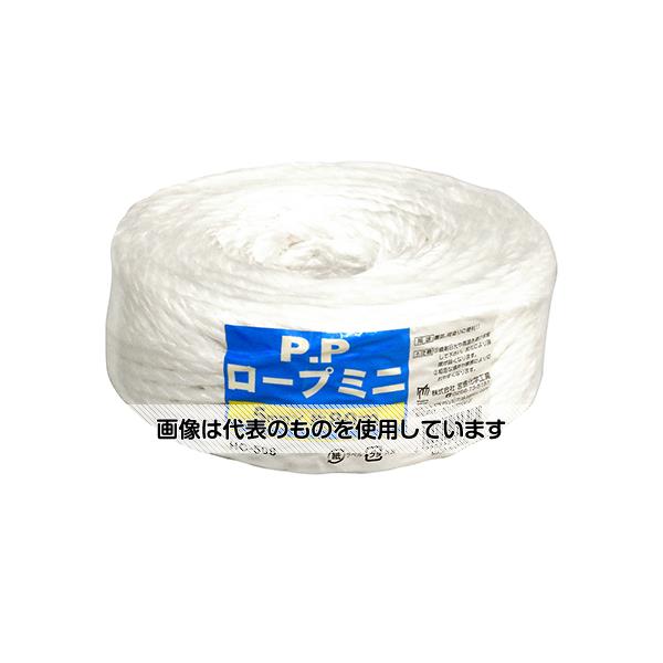 宮島化学工業 PPロープ ミニ 白 5mm×80m HC508 入数：1巻