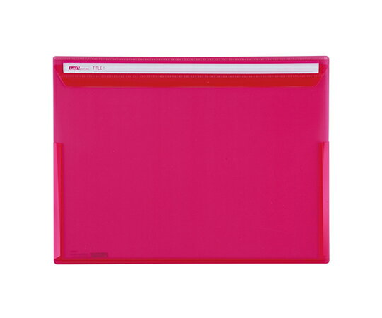 エスコ 314x239mm クリアーホルダー(よこ型/ローズ) EA762CB-182 入数:1冊