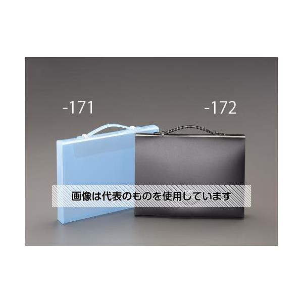 エスコ 340x267mm デザインケース(ブラック) EA762CF-172 入数：1冊