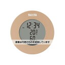 タニタ デジタル温湿度計 ライトブラウン TT-585-BR 入数：1個