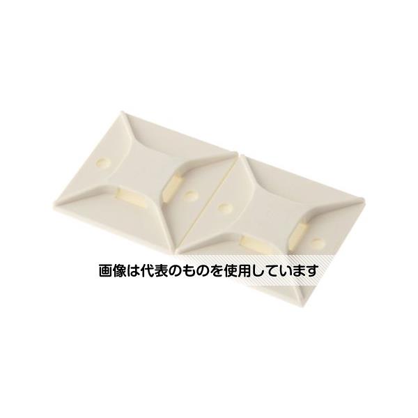 【アズワン AS ONE】実験室設備 工具類 工具、道具 ●結束バンドを使用して、速やかに効率よく固定することができます。 ●粘着テープ付なので、台紙からはがすだけで簡単に取り付けることができます。 ●台紙からはがしやすいように2個で1つになっています。 ●結束バンドは4方向から挿入可能です。 ●ケーブルなどの固定。 ●制御盤や配電盤内での電線の配線、固定。 商品の仕様 ●色：白 ●縦(mm)：50.8 ●横(mm)：50.8 ●高さ(mm)：6.4 ●使用結束バンド幅(mm)：2.3〜8.9 ●ねじ穴径(mm)：3.9 ●使用ねじ寸法：M3 ●最大静荷重(g)：908 ●UL難燃性(94V-2) ●屋内用 ●RoHS対応 ●最大静荷重(g)：908 ●使用温度範囲：-29℃〜49℃ ●UL難燃性(94V‐2) ●材質／仕上：ナイロン66 ●原産国：アメリカ ●コード番号：818-0161 【※ご注意ください】商品は代表の画像を使用しています。