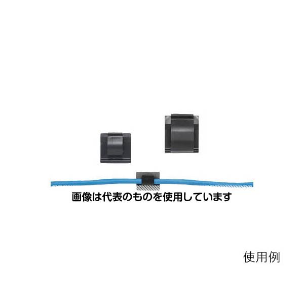 【アズワン AS ONE】実験室設備 工具類 工具、道具 ●クリップに挿入するだけでケーブルなどを保持することができます。 ●ケーブルの脱着が簡単で、移設、増設にも適応できます。 ●ケーブルなどの固定。 商品の仕様 ●色：黒 ●使用結束バンド幅(mm)：4.8 ●縦×横×高さ：15.7×19.1×6.4mm ●最大静荷重：91g ●固定方法：粘着テープ ●屋外 ●使用温度範囲：-29〜82℃ ●材質：耐候性ナイロン66 ●コード番号：825-7217 【※ご注意ください】商品は代表の画像を使用しています。