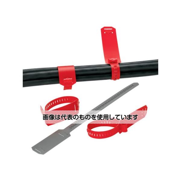 パンドウイットコーポレーション マーカーストラップ付き結束バンド グレー(50本入) CM4S-L8 入数：1袋(50本入)