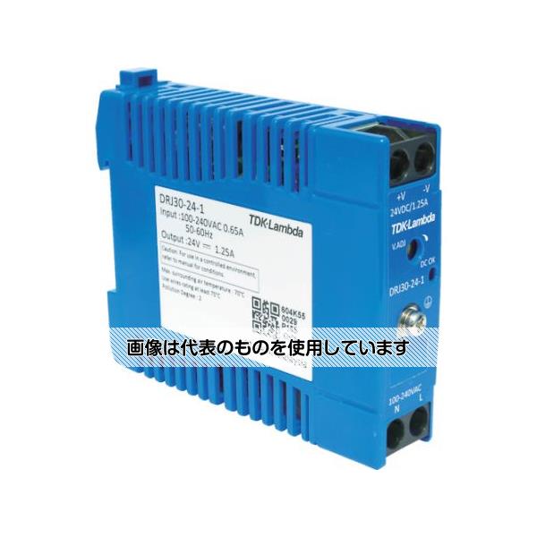 Thermometers - TDKラムダ DINレール取付専用ユニット型電源 DRJ 30W ブロック端子 DRJ30-24-1 入数：1台