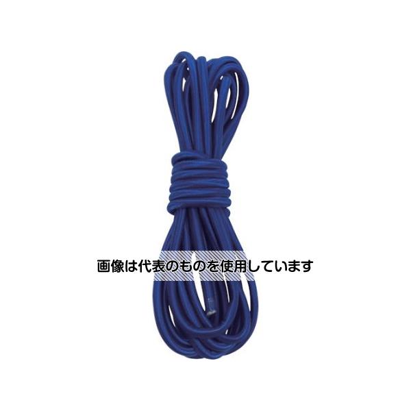 ユタカメイク ゴム カットゴムロープ 6φ×5m ブルー GT-11 入数：1個