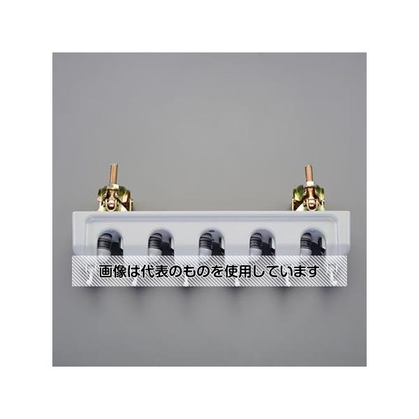 アズワン(AS ONE) 5本用モップハンガー(単管パイプ用) EA928AB-500 入数：1個