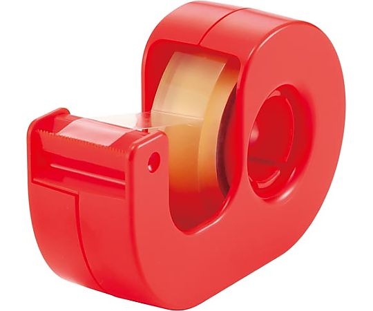 ニチバン セロテープ小巻カッター付まっすぐ切れる Cレッド CTー12DCC 入数：1個