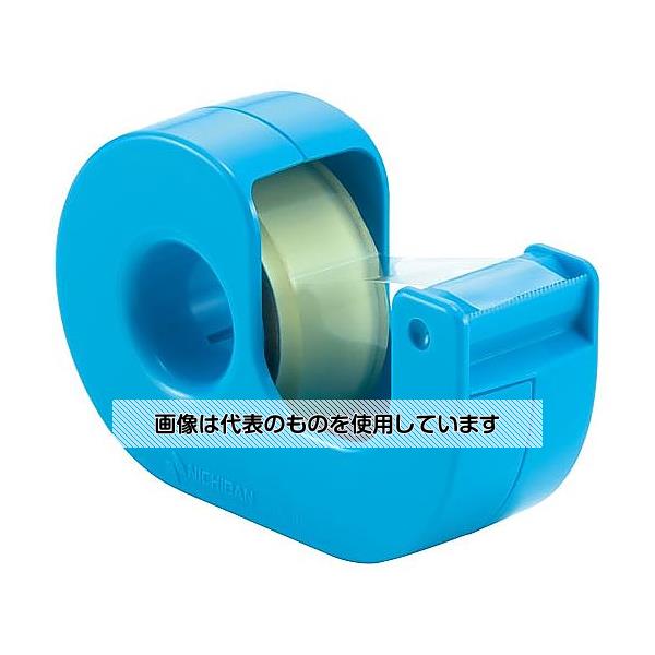 ニチバン セロテープ小巻カッター付まっすぐ切れる Sブルー CT-15DCS 入数：1個