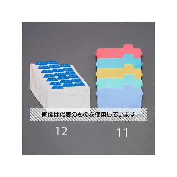 アズワン(AS ONE) 20x100x40mm 名刺整理箱用仕切板(5枚) EA762CJ-11 入数：1組(5枚入)