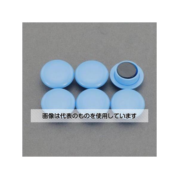 アズワン(AS ONE) φ20mm マグネット(ブルー/6個) EA762FG-751 入数：1パック(6個入)