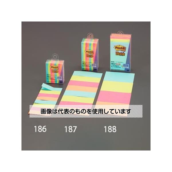 アズワン(AS ONE) 75x 50mm 強粘着メモ(45枚x4個/4色) EA762GA-188 入数：1パック
