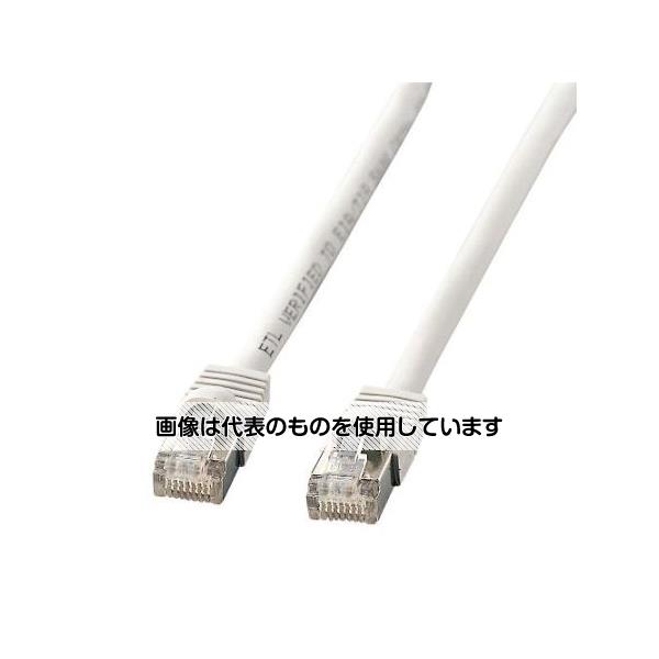 アズワン(AS ONE) 2 m LANケーブル(CAT5e/ノイズシールド処理/グレー) EA764B-502 入数：1個