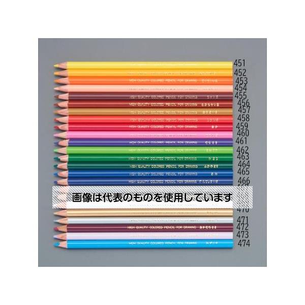 アズワン(AS ONE) [桃] プラスチック色鉛筆 EA765MV-460 入数：1本