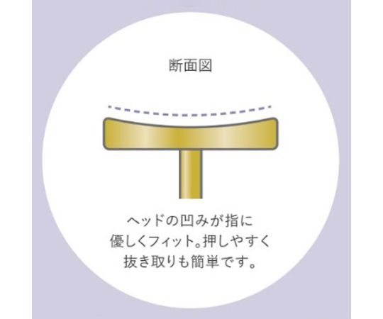 アズワン(AS ONE) 画鋲(500本) EA762FC-73 入数：1箱(500個入)