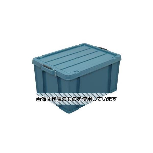 エスコ 624x450x330mm 収納ケース(ブルーグリーン/3個) EA506AB-47BA 入数：1箱(3個入)