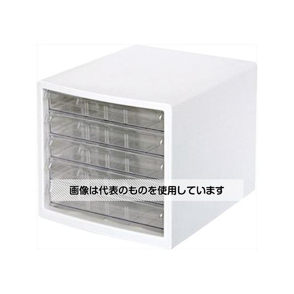 アズワン(AS ONE) 278x350x258mm/5段 レターケース(白) EA954JD-47 入数：1台