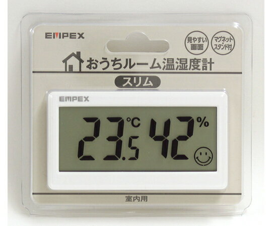 アズワン(AS ONE) おうちルーム温湿度計 スリム ホワイト TD-8511 入数:1台 [2]