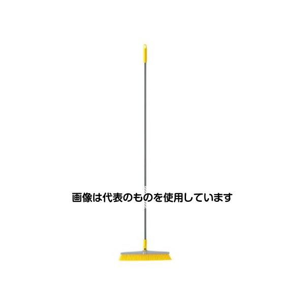 【アズワン AS ONE】実験室設備 清掃用品 清掃関連品 ●毛は耐久性が高く抜けにくいPBTを使用しています。 ●管理区域ごとに清掃ツールを色分けする事で効果的な衛生管理が可能です。 ●耐薬品性・耐腐食性・耐熱性があります。 商品の仕様 ●穂先幅：340mm ●毛丈：40mm ●全長：1360mm ●材質：ハンドル／ステンレスパイプ、甲／PP、グリップ／PP、毛／PBT ●色：黄 ●高圧蒸気減菌、薬品(次亜塩素酸ナトリウム)消毒対応 ●ハンドル部分はステンレス・樹脂部分は抗菌加工 ●JANコード：4550061631737 【※ご注意ください】商品は代表の画像を使用しています。
