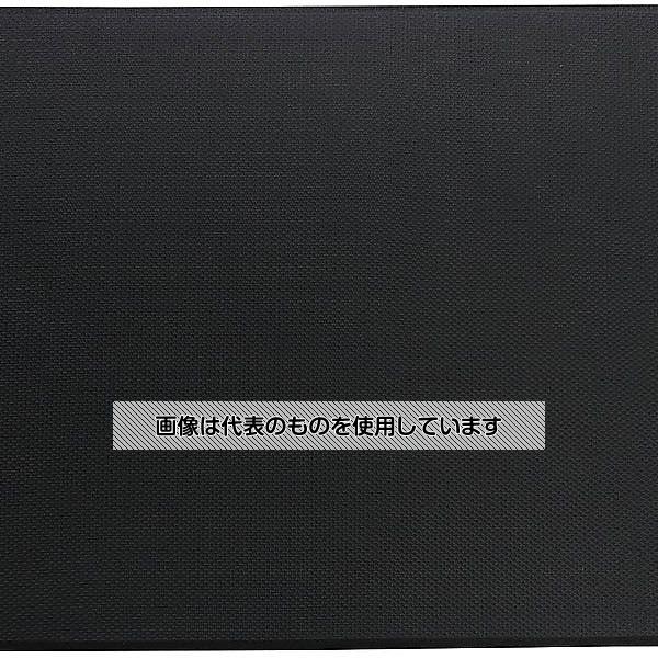 クリーンテックス・ジャパン 疲労軽減マット 穴無し ブラック 1520×910mm 入数：1個