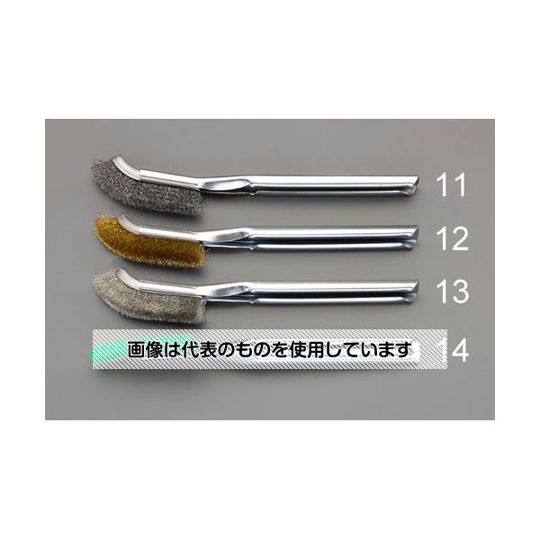【アズワン AS ONE】実験室設備 工具類 工具、道具 商品の仕様 ●ハンドルが太いので長時間の作業でも疲れません。 ●ブラシ材質：ステンレス ●入数：1本 ●ブラシサイズ(mm)：10×75 ●毛丈(mm)：17 ●線径(mm)：0.15 ●全長(mm)：225 ●行：1行 ●形状：曲 ●型番：EA109GH-13 【※ご注意ください】商品は代表の画像を使用しています。