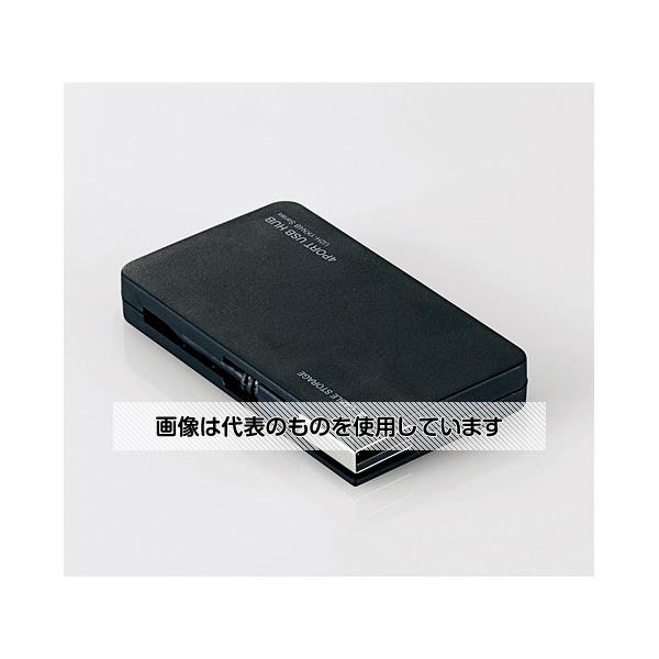 エレコム [4ポート] USB2.0ハブ(ブラック) EA764AD-21A 入数：1個