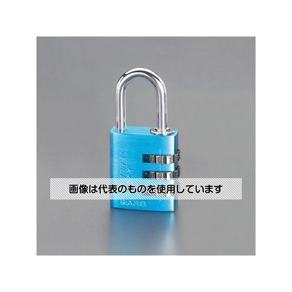 エスコ 30mm ダイアル錠(ブルー) EA983S-102 入数：1個