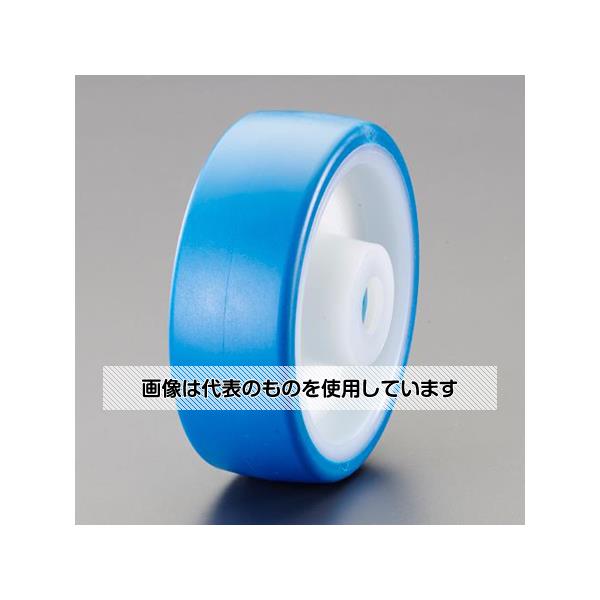 アズワン(AS ONE) 125x40mm 車輪(ポリウレタン+ナイロン+静音型) EA986ME-22 入数：1個