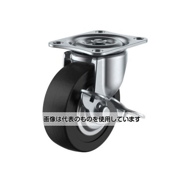 アズワン(AS ONE) 38mm キャスター(自在金具・ブレーキ付・微音) EA986PF-39 入数：1個