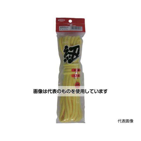 ユタカメイク 紐 ザ・紐 太丸紐 5m イエロー AC-202 入数：1巻