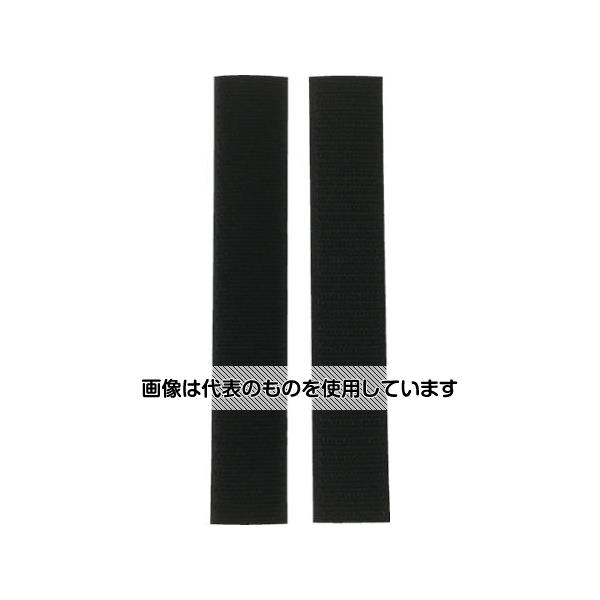 ユタカメイク マジックテープ アイロンワンタッチ 25mm×15cm ブラック G-86 入数：1個／袋