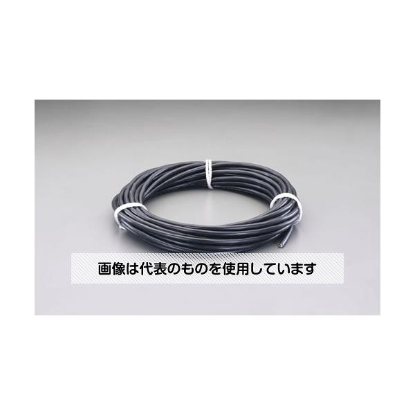 ESCO 300V/19A/20m ビニールキャブタイヤケーブル(3芯/灰 ESCO 300V/19A/20m ビニールキャブタイヤケーブル(3芯/灰