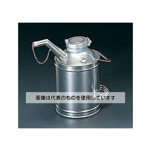【アズワン AS ONE】実験室設備 工具類 工具、道具 ●2枚のブリキ板を溶接しており頑丈です。 商品の仕様 ●材質：ブリキ ●キャリーハンドル付 ●容量：3L ●ノズル長：120mm ●ノズル先端外径：19mm 【※ご注意ください】商品は代表の画像を使用しています。