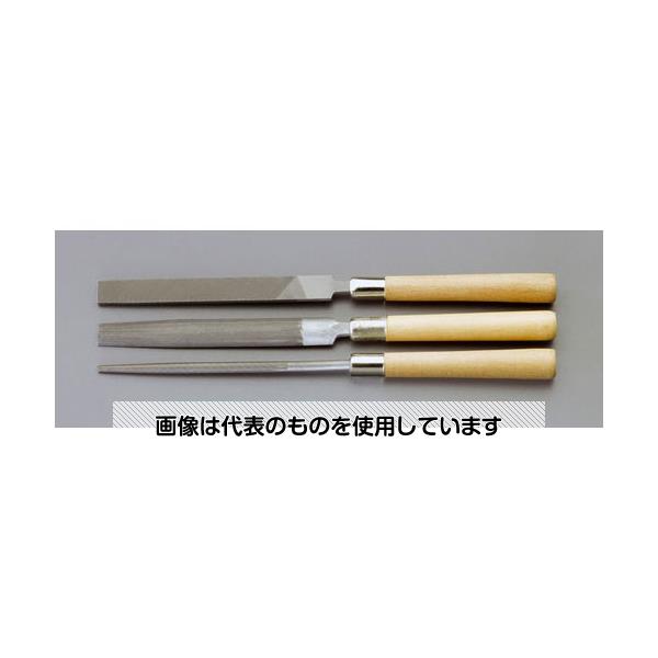 アズワン(AS ONE) 100mm クラフトやすり(平・半丸・丸-3本組/中目) EA521PR 入数：1セット