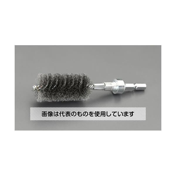 エスコ 38x50mm 6角軸 ワイヤーブラシ(鋼線) EA819BT-107 入数：1本