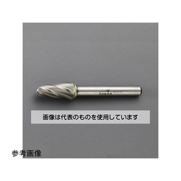 アズワン(AS ONE) 10x20x60mm/6mm軸 超硬カッター(アルミ用) EA819GL-342 入数：1本