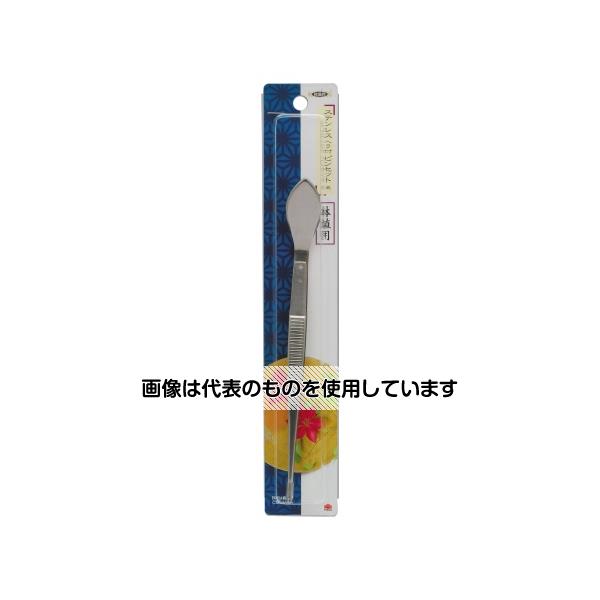 高儀 村国 ステンレスヘラ付ピンセット 直 2048460 入数：1個