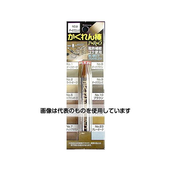 【アズワン AS ONE】実験室設備 工具類 工具、道具 ●早い、硬い、キレイ！プロの仕上がり！本格的なフローリング補修ができる！ ●木製品やフローリングのへこみキズ、深いキズ、広いキズ、耐久性が必要な箇所のキズを電熱のコテを使用して、簡単に補修できます。床暖房対応！ ●ハードタイプなので、耐久性に優れています。 ●特にフローリング傷やテーブル傷に最適です。 ●へこみキズも簡単に補修できます。 ●施工後のフローリング用ワックスの使用はできます。 ●施工後の収縮は、ほとんどありません。 ●床暖房のフローリングにも使用できます。 ●木製品、フローリングの補修に ●使用中はコテ先や金属部分には手肌や周囲の物に触れないように十分気をつけて下さい。 ●可燃物の近くでは使用しないで下さい。 ●使用しない時は、電源プラグを抜いて下さい。 ●電熱補修コテが熱くなりすぎた時は、直ぐに作業を中止しプラグを抜いて下さい。 ●かくれん棒での補修目的以外には使用しないで下さい。 ●幼児の手の届かない所で保管して下さい。 ●直接の塗装はできません。ニス等を塗られる場合は下塗りに別売の【かくれん棒保護液】をご使用下さい。 商品の仕様 ●色：ダークブロンズ ●内容量：6g ●サイズ：径10×長75mm ●材質：植物性ワックス、酸化チタン、合成酸化鉄、カーボン ●JANコード：4936068190093 【※ご注意ください】商品は代表の画像を使用しています。