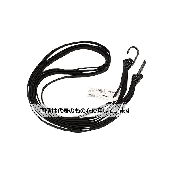 三友産業 バンジー平ゴム 黒 9mm×120cm HR-1669 入数:1本