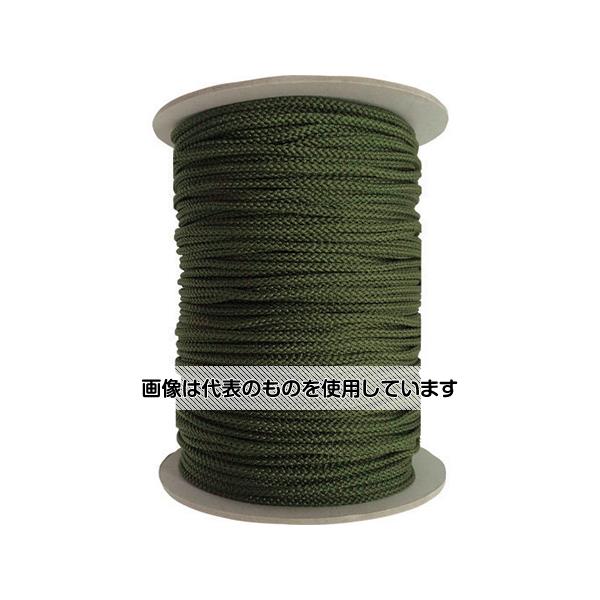 ユタカメイク 江戸打ち紐 ODグリーン 約4mm×130m PAR-8135 入数：1巻