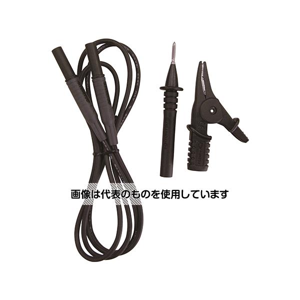 共立電気計器 ワニグチコードセット 黒 7244A 入数：1個