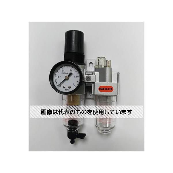 エスコ Rc 1/4" ミニF.R.L.ユニット EA153AB-5A 入数：1個