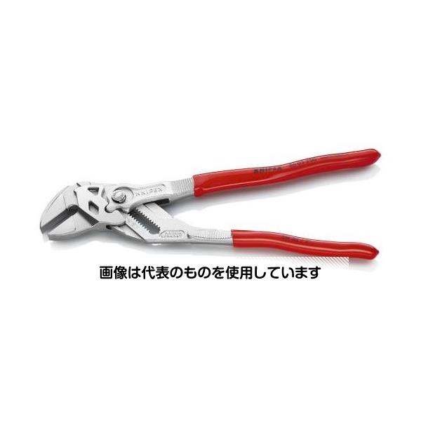 【アズワン AS ONE】実験室設備 工具類 工具、道具 ●1本でミリ・インチの規格を問わずスパナセットの代用に、つかむ・締める・曲げる作業を行えます。 ●つかみ面はフラットなので、対象物に傷をつけません。 ●プッシュボタンにより素早く簡単にアゴの幅を細かく調整できます。 ●つかみ面は平行に可動し、ミリ・インチを問わず使用できます。 ●ヒンジボルトが確実にかみ合うので、調整のずれがありません。 ●ラチェット機構によるアゴの動きを利用して、ボルトの素早い締付けと取り外しが可能です。 商品の仕様 ●型番：8603250 ●ハンドル：プラスチックコーティング ●仕上げ：クロムメッキ ●重量(g)：465 ●全長(mm)：260 ●最大開口(mm)：52 ●材質：クロームバナジウム鋼 ●調整段数：17 ●表(mm)、裏(インチ)に開口幅が分かる目盛付 ●サイズ目盛付き 【※ご注意ください】商品は代表の画像を使用しています。