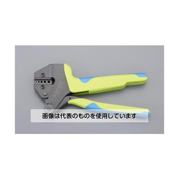 エスコ 1.5-10.0mm2 圧着ペンチ(裸圧着スリーブ用) EA538KR-31 入数：1個