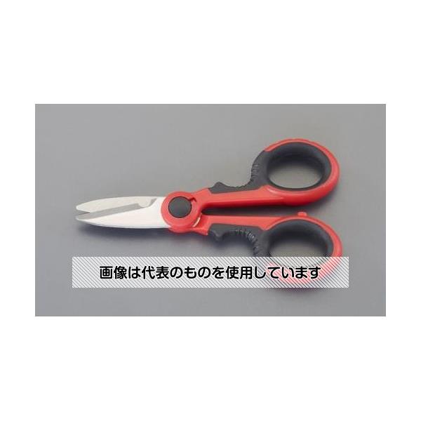エスコ 145mm 電工はさみ EA540BC-52 入数：1個