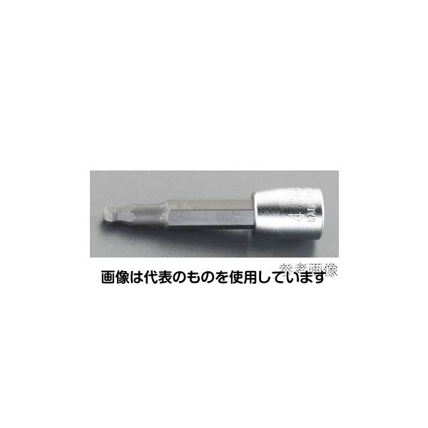 エスコ 1/4"DRx4mm(ボールポイント)Hexビットソケット EA618AT-304 入数：1個