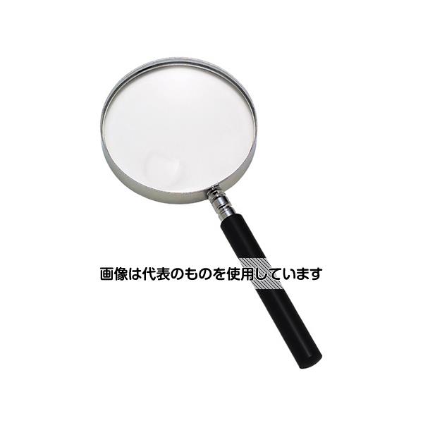 クリアー光学 手持ちカナ枠ルーペ 拡大鏡 プラレンズ 2.5倍 小玉4倍 65mm RR-65 入数:1個