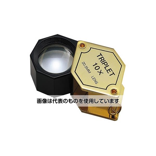 クリアー光学 鑑定ルーペ 高倍率 収差補正レンズ 10倍 20.5mm I-CG11N 入数:1個