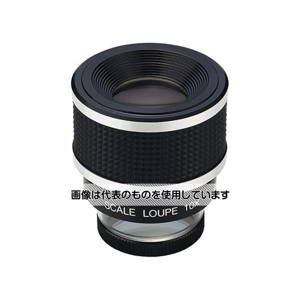 ●アズワン(AS ONE) 0.1mm目盛付 スケールルーペ 10倍 28mm 収差補正レンズ P-1028 入数:1個