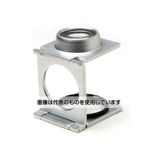 クリアー光学 0.1mm目盛付 スケールルーペ 8倍 21mm 収差補正コートレンズ P-8N 入数:1個