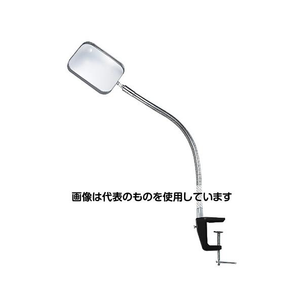 クリアー光学 スタンド台付ルーペ(クランプ式) 1.8倍 110×145mm 小玉3.5倍 CF-110 入数:1個